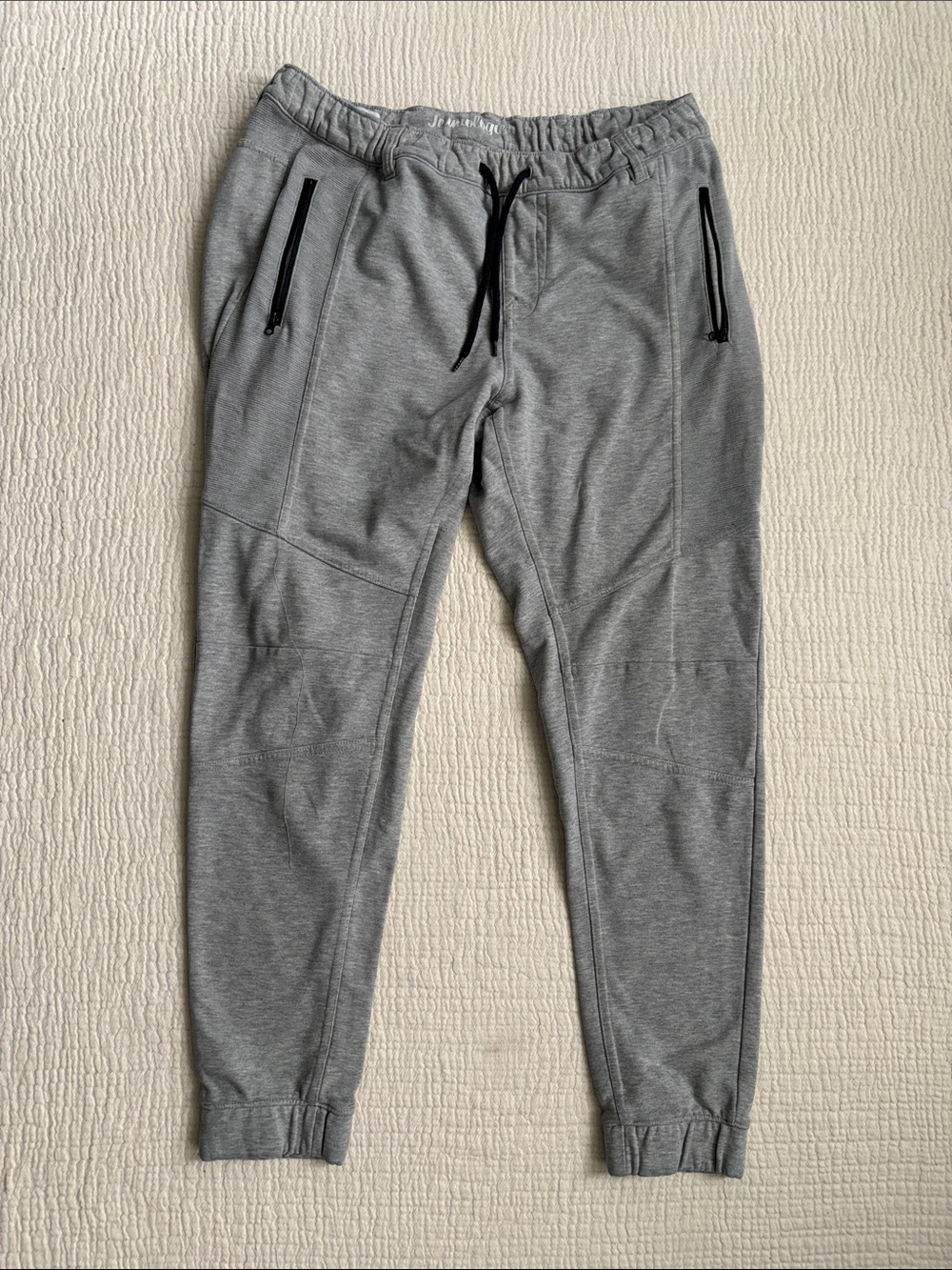 Jeaniologie grey moto jogger pants